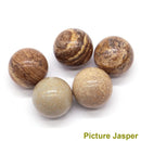 the CHAKRA BALLS - 5PCS / Set Mini 16mm Natural Stones Crystals Round Balls, Healing Reiki Amethyst Rose Quartz Energy Chakra Globe Balls