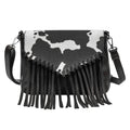 the WESTERNER - Original Design Shoulder Bag for Women, PU Leather Luxury Clutch Designer Handbags, Western Purse Fringe Messenger Bag