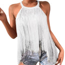 the TASSEL TOP - Sleeveless Fashion Tassel Beach Tank Top for Women