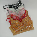 the JEWELED POPSTAR - Sexy Club Corset Streetwear Casual Camis Summer Party Fashion Tank Tops