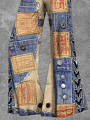 the LEVI - Fashion Bodycon Slim High Waist Pattern Print Flare Streetwear Leggings Pants