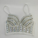 the JEWELED POPSTAR - Sexy Club Corset Streetwear Casual Camis Summer Party Fashion Tank Tops