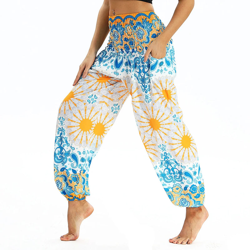 Women Hippie Clothes Hammer Pants Jumpsuit Casual Loose Beach Sweatpants Baggy Boho Yoga Trousers Harem Pants