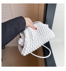 the BASKETWAVE - Luxury Brand Shoulder Bag for Women, Fashion Embroidered Thread Messenger Bag, Cute Purse Crossbody Bag, Designer Clutch Hobos