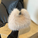 the FUR BALL - Plush Shoulder Bag, Women Soft Fluffy Crossbody Bag, Faux Fur Luxury Handbag, Winter Women's Bag, Clutch Purse for Women