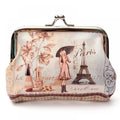 the COIN BAG - Small Wallet Mini Printing Coin Purses, Hasp Cash Card Handbags, Clutch Money Change Bag, Famous Van Gogh Oil Printing