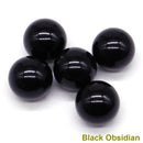 the CHAKRA BALLS - 5PCS / Set Mini 16mm Natural Stones Crystals Round Balls, Healing Reiki Amethyst Rose Quartz Energy Chakra Globe Balls