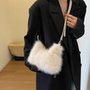the FUR BALL - Plush Shoulder Bag, Women Soft Fluffy Crossbody Bag, Faux Fur Luxury Handbag, Winter Women's Bag, Clutch Purse for Women