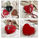 the GOTHIC HEART - Gothic Heart Blade Zipper Chain Crossbody Bags for Women/Girl, Casual Shoulder Purses Handbags