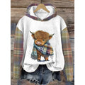 Cute Highland Cow 3D Print Hoodies Women Men Animal Hooded Sweatshirts Streetwear Pullovers Tracksuits Female Unisex Clothing