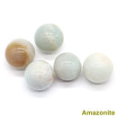 the CHAKRA BALLS - 5PCS / Set Mini 16mm Natural Stones Crystals Round Balls, Healing Reiki Amethyst Rose Quartz Energy Chakra Globe Balls