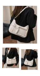 the SEE ME NOW - Shoulder Bag Women Transparent Bag, School Crossbody Bag, Female Japanese Designer Preppy Handbag/Purse