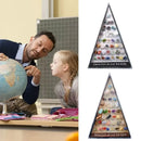 the GEMSTOME PYRAMID - 36 PCS/Box Natural Healing Crystals Mineral Specimens Irregular Tumbled Stones Rock Collection Box For Kids Research Teaching