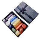the CHAKRA GIFT BOX - Natural Stone Crystal Gemstone, Chakras Healing Quartz, Mineral Ornament, Home Decoration High Quality Gifts Box 14/10/8/7 PCS/Set