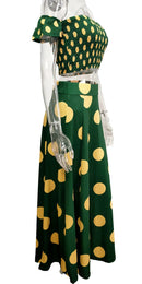 the SALSA BOHO - Elegant Bohemian Summer Sexy 2 Piece Sets Top and Skirt for Women