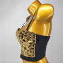 the ROCK STAR - Women's Sexy Luxury Camis Crop Corset Tank Top Bralette Push Up Bra