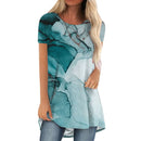 the ABSTRACT - Fashion Abstract Graphics T-Shirts Floral 3D Printed Oversized Streetwear Tunic Tops