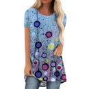 the ABSTRACT - Fashion Abstract Graphics T-Shirts Floral 3D Printed Oversized Streetwear Tunic Tops