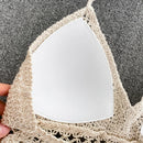 the BOHO CAMISOLE - Knitted Tassels Hollow Out Bohemian Style Sleeveless Sexy Corset Crop Tops Beach Tank Top Camisole