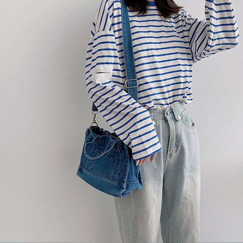 the JEAN BAG - Women/Girl Small Handbag, Shoulder Crossbody Bag, Satchel Summer Tote Purse