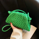 the BASKETWAVE - Luxury Brand Shoulder Bag for Women, Fashion Embroidered Thread Messenger Bag, Cute Purse Crossbody Bag, Designer Clutch Hobos