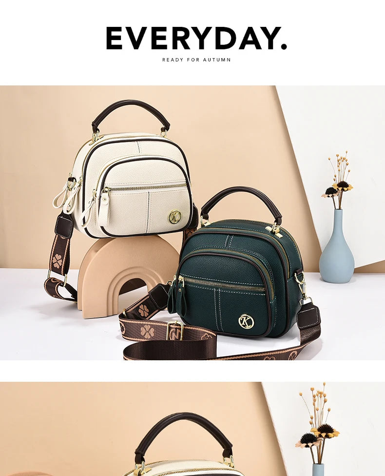 the BARREL BAG - Mini Fashion Crossbody Bag, Trendy Multi-Layer Shoulder Bag, Women's Casual Handbag & Purse