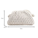 the BASKETWAVE - Luxury Brand Shoulder Bag for Women, Fashion Embroidered Thread Messenger Bag, Cute Purse Crossbody Bag, Designer Clutch Hobos