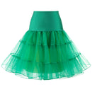 the PETTICOAT - Women's 50s Vintage Tulle Petticoat Half Slip Tutu Underskirt
