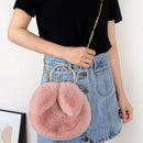 the BUNNY BAG - Cute Plush Rabbit Crossbody Bags for Women, Cute Purses and Handbags, New Rabbit Ear Shoulder Messenger Bag