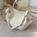 the MESSENGER - Canvas Totes Bags, Women Casual Handbags, Solid Color Shoulder Bag, Simple Messenger Bag Purses