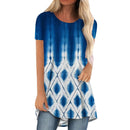 the ABSTRACT - Fashion Abstract Graphics T-Shirts Floral 3D Printed Oversized Streetwear Tunic Tops