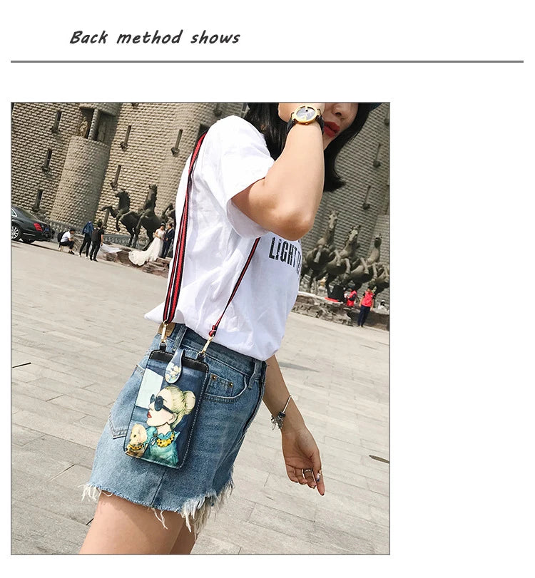 the WALLET - Women Handbags/Casual Messenger Bags for Women, Female PU Leather Shoulder Bag, Fashion Ladies Crossbody Bags