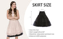 the PETTICOAT - Women's 50s Vintage Tulle Petticoat Half Slip Tutu Underskirt