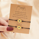 the MESSAGE - 2Pcs/Set Charm Couple Friendship Bracelet