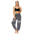 the YOGI - Boho Loose Yoga Pants High Waist Elasticity