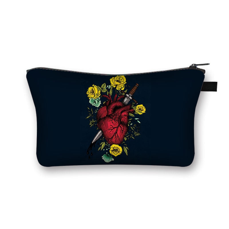 the LOVE BUG - Hearts Love You Printed Cosmetic Bag