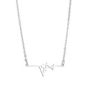 the SYMBOLOGY - Heartbeat Love Heart Necklaces