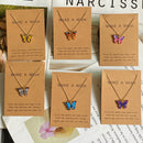 the MONARCH - New Butterfly Pendant Necklace