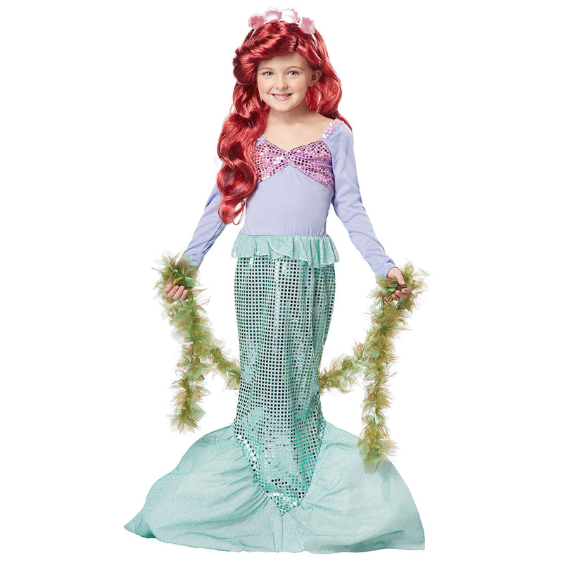 the MINI MERMAID - Girls Little Mermaid Princess Dress