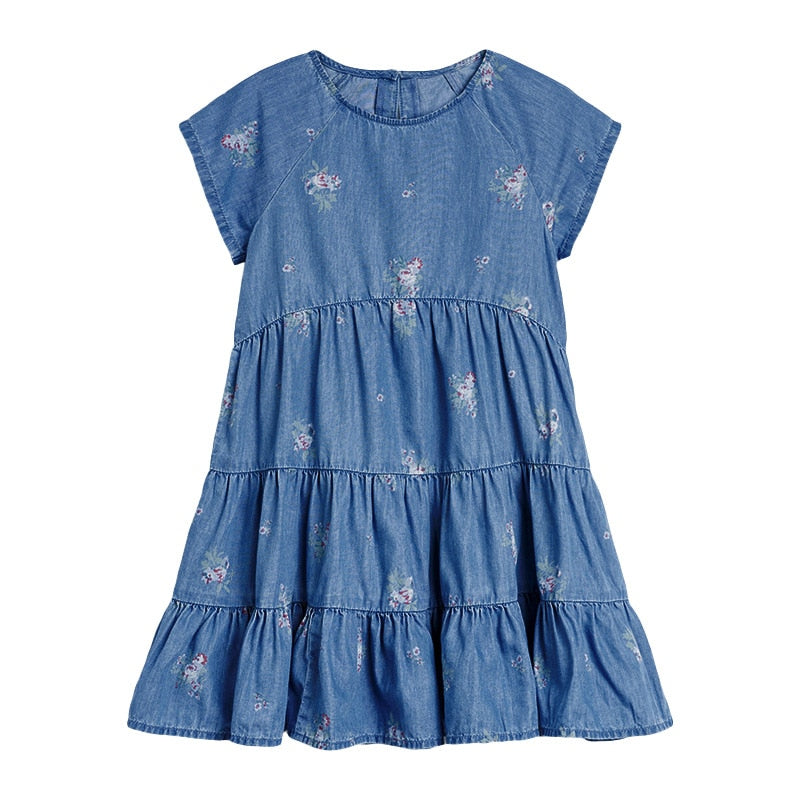 the SUMMER GIRL SAFARI - Summer Dress Cotton Soft Casual Baby Clothes