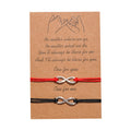 the MESSAGE - 2Pcs/Set Charm Couple Friendship Bracelet