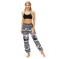 the YOGI - Boho Loose Yoga Pants High Waist Elasticity