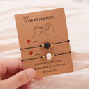 the MESSAGE - 2Pcs/Set Charm Couple Friendship Bracelet