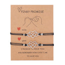 the MESSAGE - 2Pcs/Set Charm Couple Friendship Bracelet