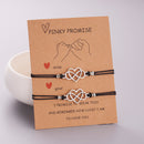 the MESSAGE - 2Pcs/Set Charm Couple Friendship Bracelet