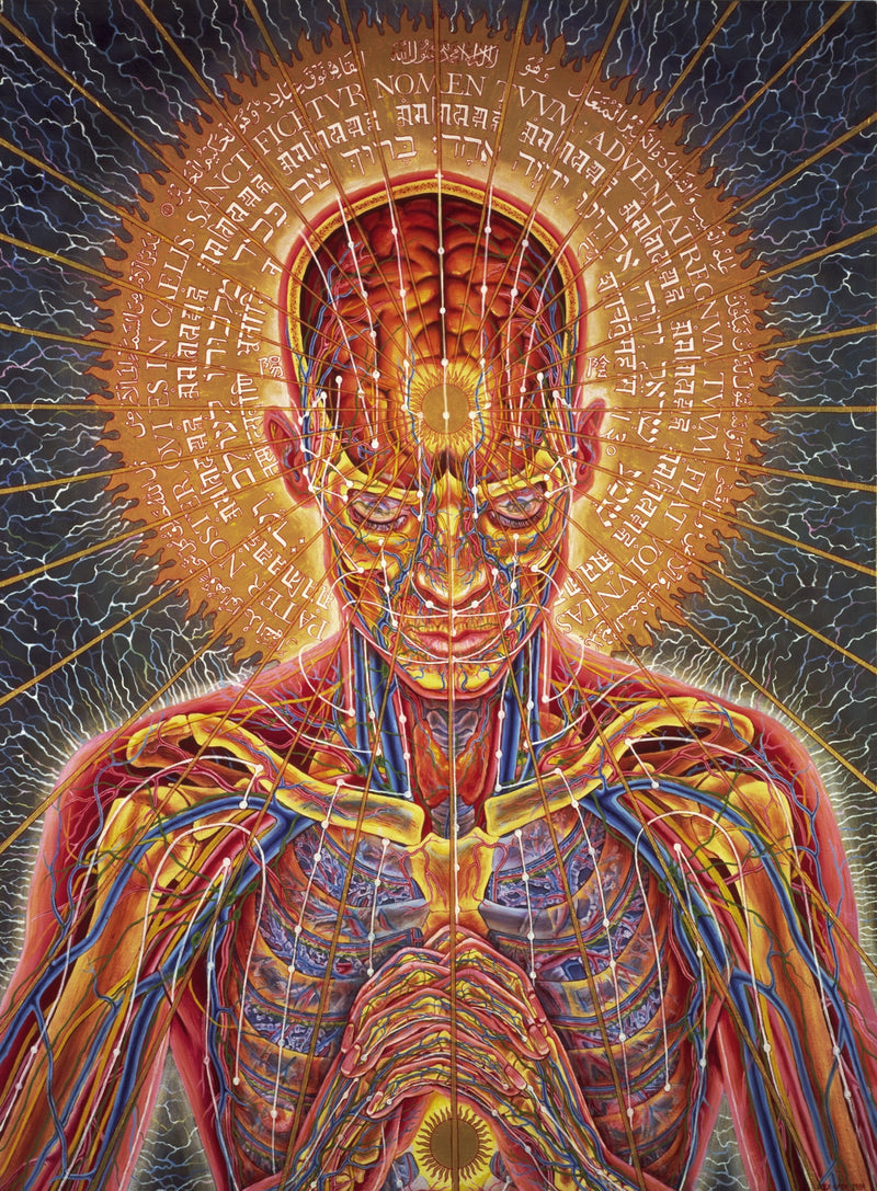 the CONSCIOUSNESS COLLECTION - Alex Grey Psychedelic Lover Trippy Posters and Prints Abstract Pictures