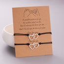the MESSAGE - 2Pcs/Set Charm Couple Friendship Bracelet