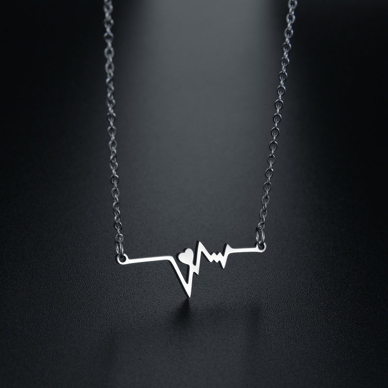 the SYMBOLOGY - Heartbeat Love Heart Necklaces