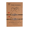 the MESSAGE - 2Pcs/Set Charm Couple Friendship Bracelet