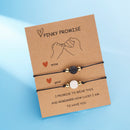 the MESSAGE - 2Pcs/Set Charm Couple Friendship Bracelet